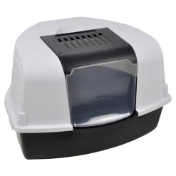 Paris Prix - Litière pour chat "toilette" 58cm anthracite Discount