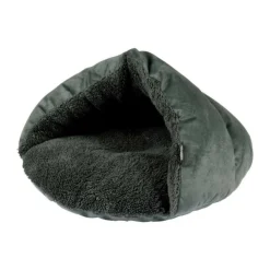 Paris Prix - Niche chausson pour chat "sweet cat" 45cm vert foncé Sale
