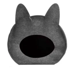 Paris Prix - Niche pour chat & poignée "feutrine" 40cm anthracite Online