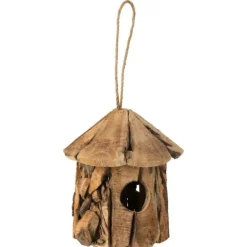 Paris Prix - Nichoir pour oiseaux en bois "maison" 27cm naturel Clearance