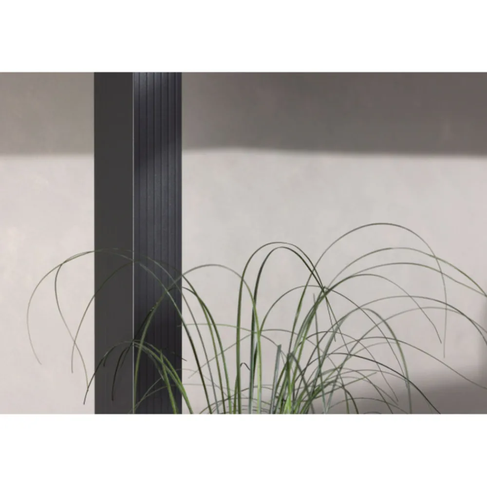 Paris Prix - Pergola avec toit "lazio" 295cm gris foncé Hot