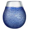 Paris Prix Bougies, Senteurs Et Bien-Être | - Photophore design en verre "santorini" 25cm bleu