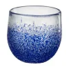 Paris Prix Bougies, Senteurs Et Bien-Être | - Photophore design en verre "santorini" 10cm bleu