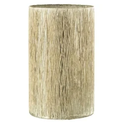 Paris Prix - Photophore en verre design "nelly" 20cm argent Hot