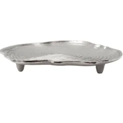 Paris Prix Objets De Décoration | - Plateau décoratif "wood art" 29cm argent