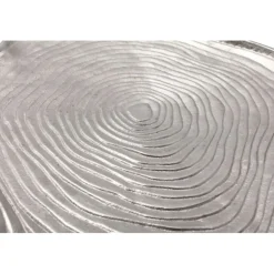 Paris Prix Objets De Décoration | - Plateau décoratif "wood art" 39cm argent
