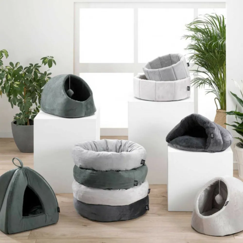 Paris Prix Paniers, Transports Et Chatières | - Tente pour chat "sweet cat" 38cm vert foncé