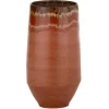 Paris Prix Vases Et Coupes | - Vase allongé en céramique "aline" 50cm rouge