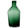 Paris Prix Vases Et Coupes | - Vase bouteille en verre "sigma" 28cm vert