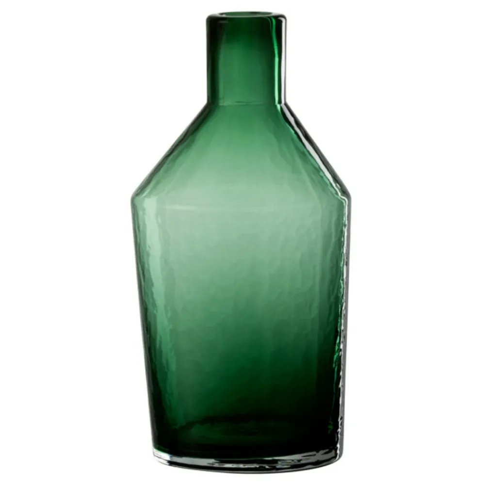 Paris Prix Vases Et Coupes | - Vase bouteille en verre "sigma" 28cm vert