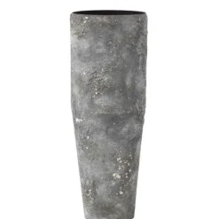 Paris Prix Vases Et Coupes | - Vase cylindrique en métal "effy" 70cm gris