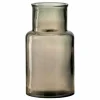 Paris Prix - Vase cylindrique en verre "tomba" 27cm marron Sale