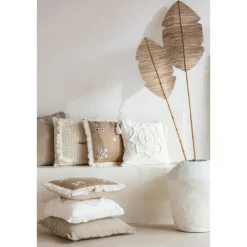 Paris Prix - Vase design "chad" 63cm blanc Discount