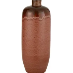 Paris Prix - Vase design en céramique "aline" 90cm rouge Sale