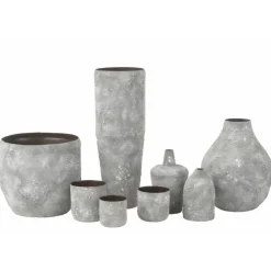 Paris Prix Vases Et Coupes | - Vase design en métal "effy" 24cm gris