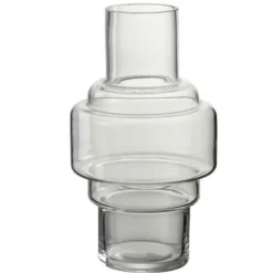 Paris Prix Vases Et Coupes | - Vase design en verre "rino" 25cm transparent