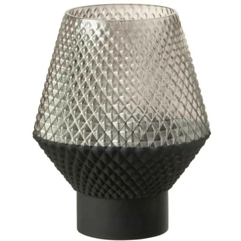 Paris Prix Vases Et Coupes | - Vase design en verre "vuoto" 22cm gris