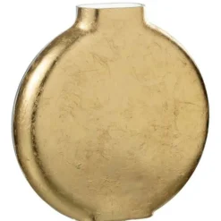 Paris Prix Vases Et Coupes | - Vase design en verre "miki" 25cm or