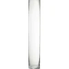 Paris Prix Vases Et Coupes | - Vase design en verre "vola" 60cm transparent
