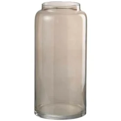 Paris Prix Vases Et Coupes | - Vase design "long droit" 40cm marron ambre