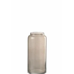 Paris Prix Vases Et Coupes | - Vase design "long droit" 40cm marron ambre