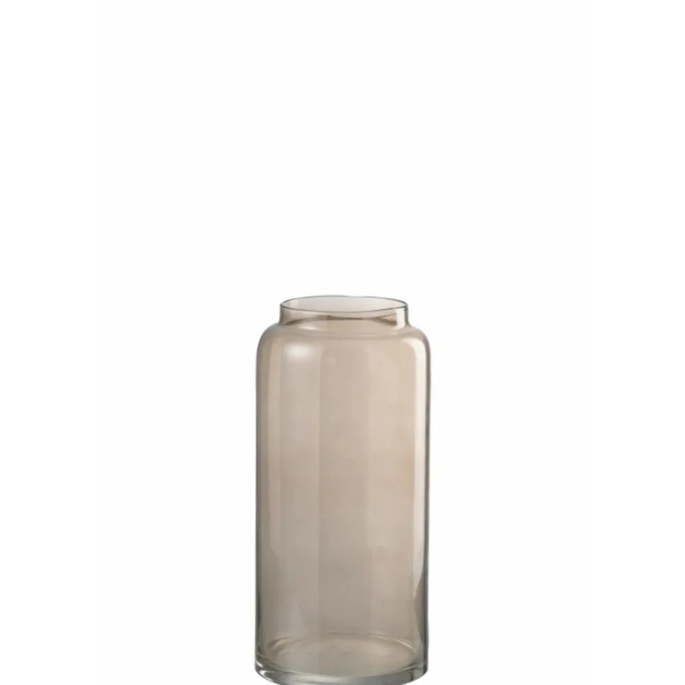 Paris Prix Vases Et Coupes | - Vase design "long droit" 40cm marron ambre