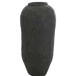 Paris Prix Vases Et Coupes | - Vase design "papier mâché" 99cm noir