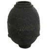 Paris Prix - Vase design "papier mâché" 60cm noir New