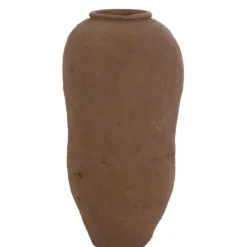 Paris Prix - Vase design "papier mâché" 96cm marron Sale