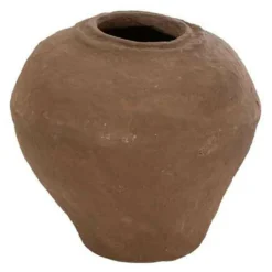 Paris Prix Vases Et Coupes | - Vase design "papier mâché" 47cm marron