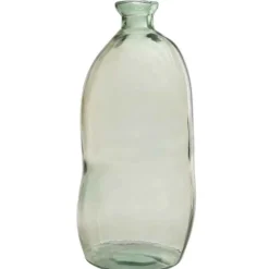Paris Prix Vases Et Coupes | - Vase rond design en verre "laura" 73cm vert