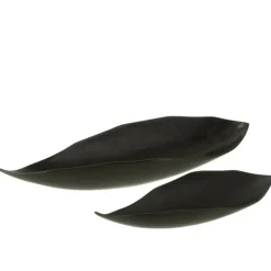 Paris Prix - Vide-poche design feuille "john" 34cm noir Online