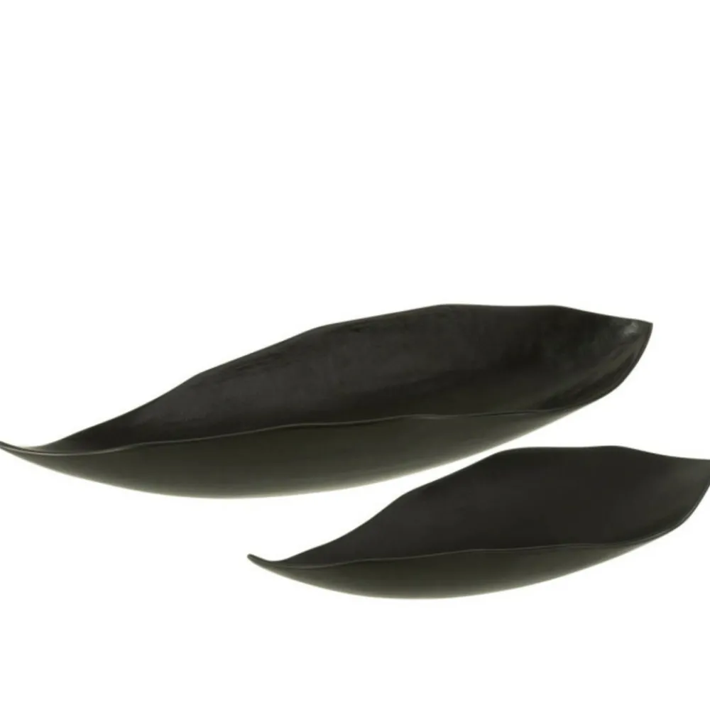 Paris Prix - Vide-poche design feuille "john" 34cm noir Online