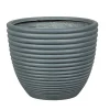 Passion for pottery - Pot Regina avec relief 04 gris foncé - D.37xH.30.5cm Discount