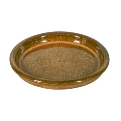 Passion for pottery Cache-Pots Et Bacs D'Intérieur|Pots, Jardinières Et Carrés Potagers | - Soucoupe en terre cuite émaillée KL F, beige - D.31cm