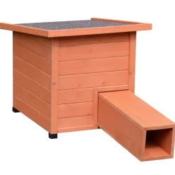 @pet - maison hérisson xl 53x65x52cm bois marron