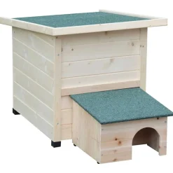 @pet Oiseaux Du Jardin | - maison hérisson xl 53x65x52cm bois blanc