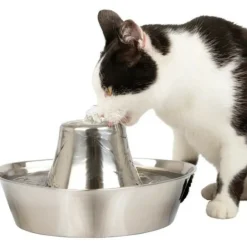 Petsafe - Fontaine pour animaux - - seaside - inoxydable - 1,8 l - silencieuse - eau filtrée Sale