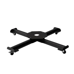 NA Pied pour parasol deporté - Cadre métallique sur roulettes 10kg