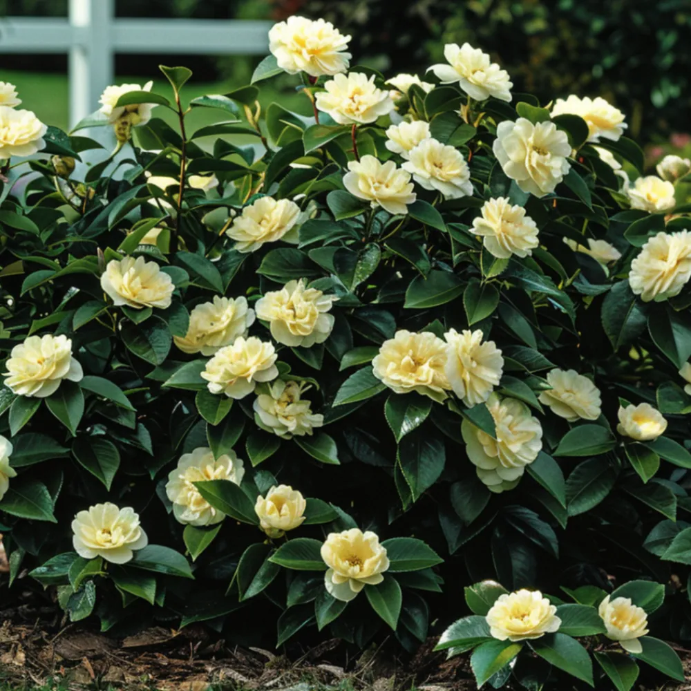 Plant In A Box Fleurs De Saison | - Camélia - set de 2 - camellia japonica 'brush field' - hauteur 50-60cm - ⌀15cm