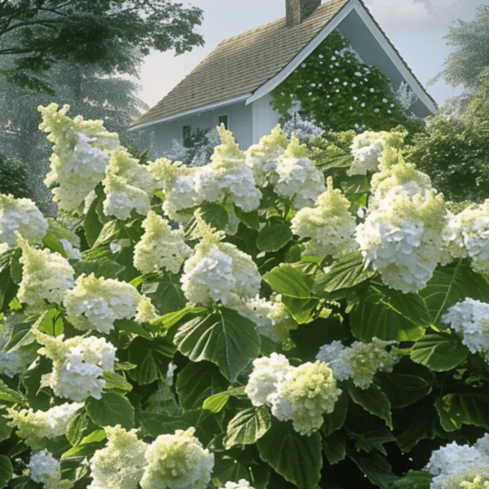 Plant In A Box Plantes De Terre De Bruyère | - Hortensia - hydrangea paniculata 'ice crystal' - hauteur 25-40cm - ⌀19cm