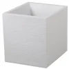 Poetic - Bac carré Graphit en polypropylène blanc cérusé - 39,5x39,5x43,5 cm Clearance
