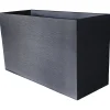 Poetic - Jardinière Graphit en plastique gris anthracite - 99,5x39x60 cm Online