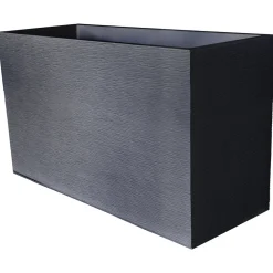 Poetic - Jardinière Graphit en plastique gris anthracite - 99,5x39x60 cm Online