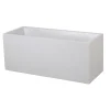Poetic Pots Et Jardinières | - Jardinière graphit en plastique blanc cérusé - 99,5x39x43 cm