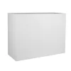 Poetic Pots Et Jardinières | - Pot Loft L Graphit en plastique injecté blanc cérusé - 78,5x29,5x60 cm
