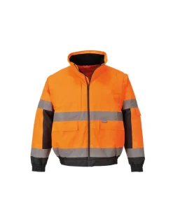 Portwest - Blouson 2-en-1 hivis couleur : orange taille xxxl - Sale