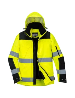 Portwest - Blouson 3-en-1 pro hi-vis couleur : jaune/noir taille s - Best