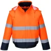 Portwest - Blouson hv 2-en-1 hv doublé polaire couleur : orange/marine taille l - New