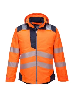 Portwest - Parka hv pw3 couleur : orange/marine taille s - Discount